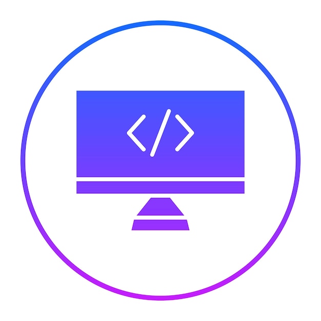 Vektorische Darstellung des Monitors