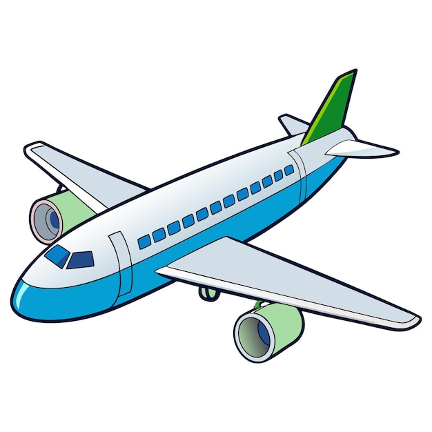 Vektorisierung des Flugzeug-Icons