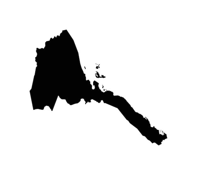 Vektorkarte von Eritrea