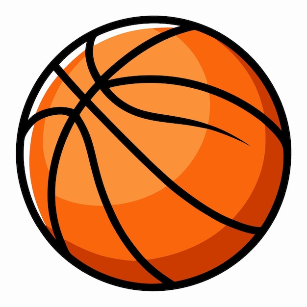 Vektorkunst im Basketball