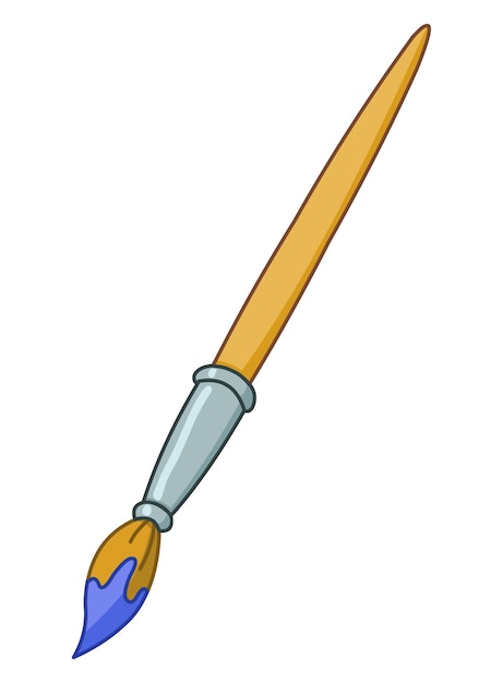 Vektormaler Pinsel