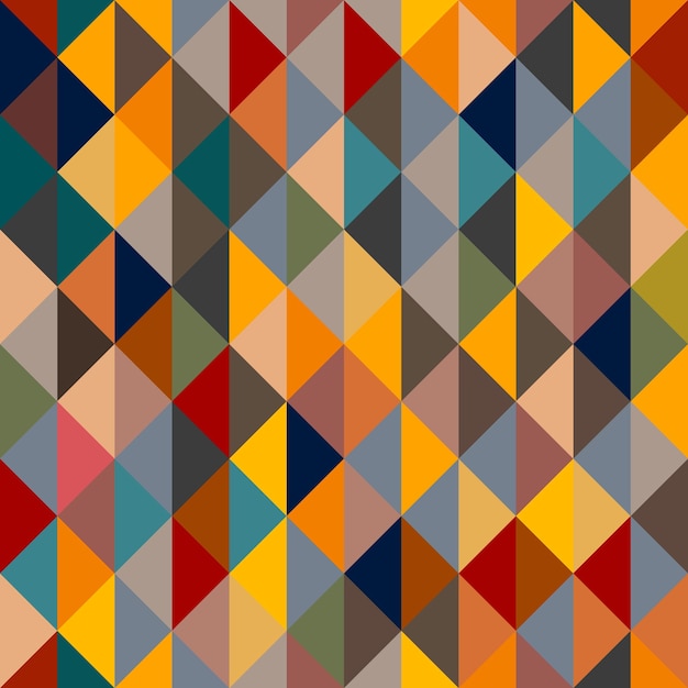Vektornahtloses Muster mit mehrfarbigen Dreiecken Packpapier xA