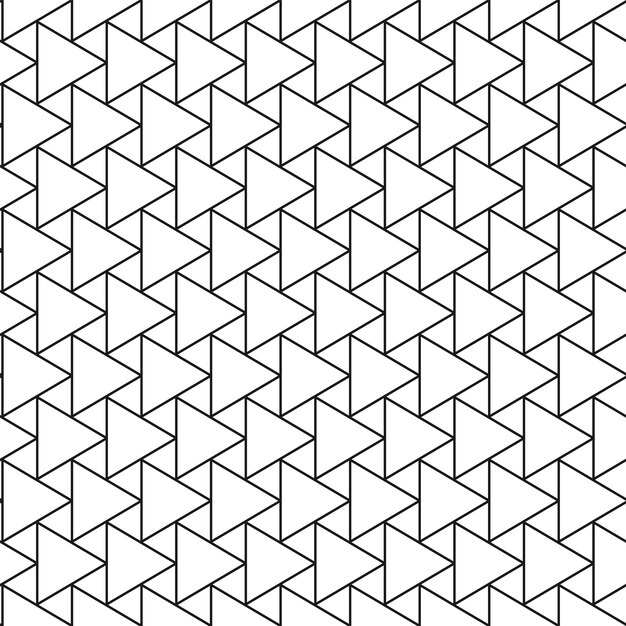 Vektornahtloses stilvolles Muster von Dreiecken Einfacher geometrischer Hintergrund