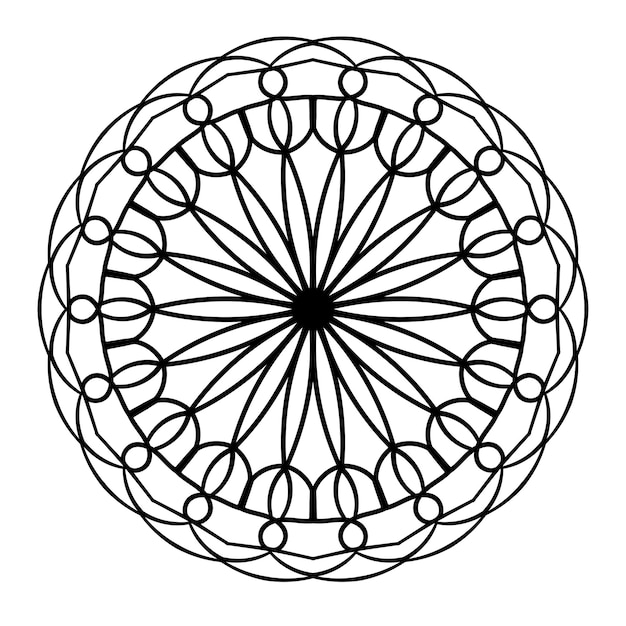 Vektorornament Abstraktes Doodle-Element