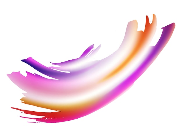 Vektorpinselstrich. Abstrakter Flüssigkeitsspritzer. Verkauf Banner Pinselstrich. Aquarell strukturierter Hintergrund. Isolierter Spritzer auf weißem Hintergrund. Violett-lila Farbverlaufspinsel.
