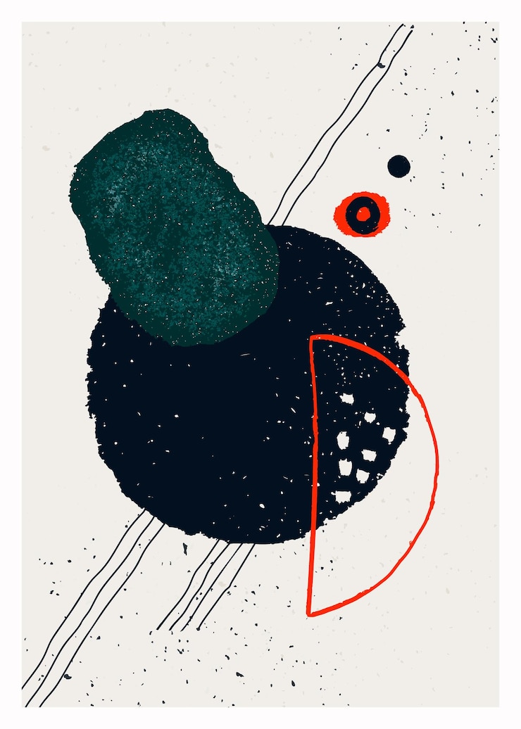 Vektor vektorplakat der abstrakten kunst