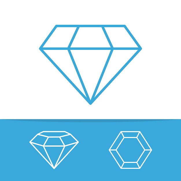 Vektor vektorsatz von diamanten-design-elementen