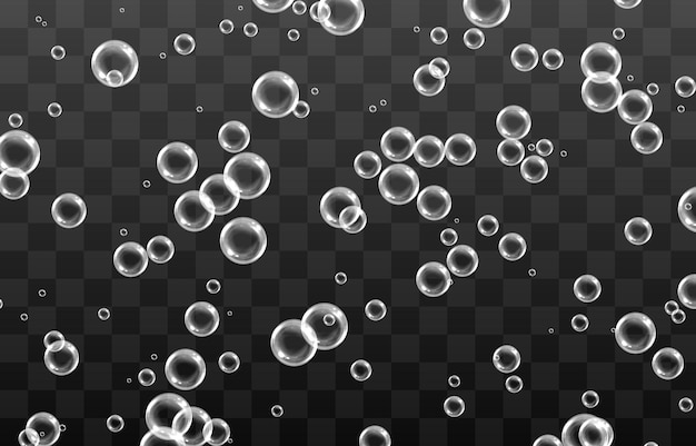 Vektorseifenblase Realistische Seifenblase png Blendung Blasen png Pulverseife Waschmittel PNG