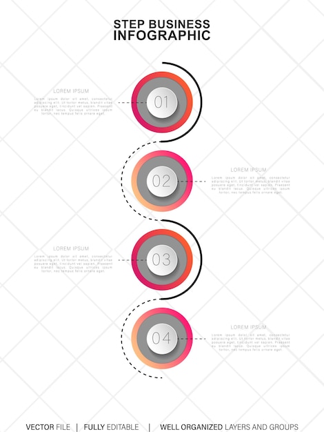 Vektorset von business-infograph-vektoren