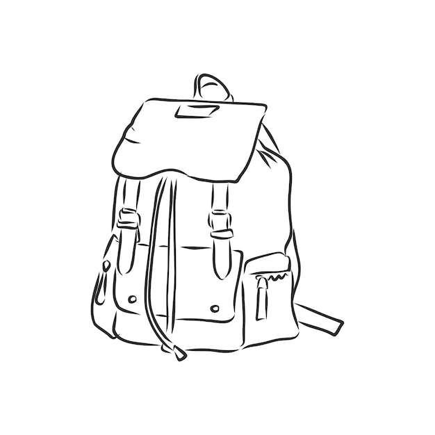 Rucksack Hängt Am Haken An Der Wandvektorillustration Lizenzfrei nutzbare  SVG, Vektorgrafiken, Clip Arts, Illustrationen. Image 111459792.