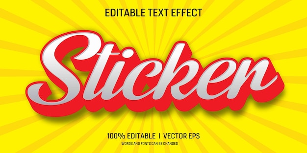 Vektortext-Effekt mit modernem Stildesign