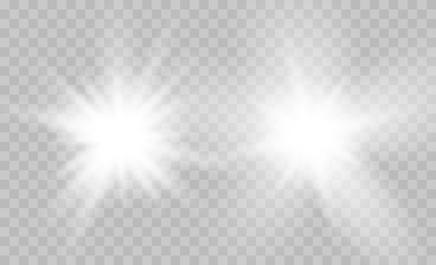 Vektor vektortransparentes sonnenlicht spezieller lens flare-lichteffekt