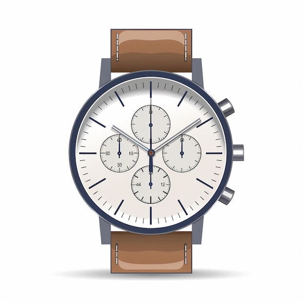 Vektoruhrzeit Isolierte Icon-Design-Illustration Moderne Symbol-Timer Smart Back