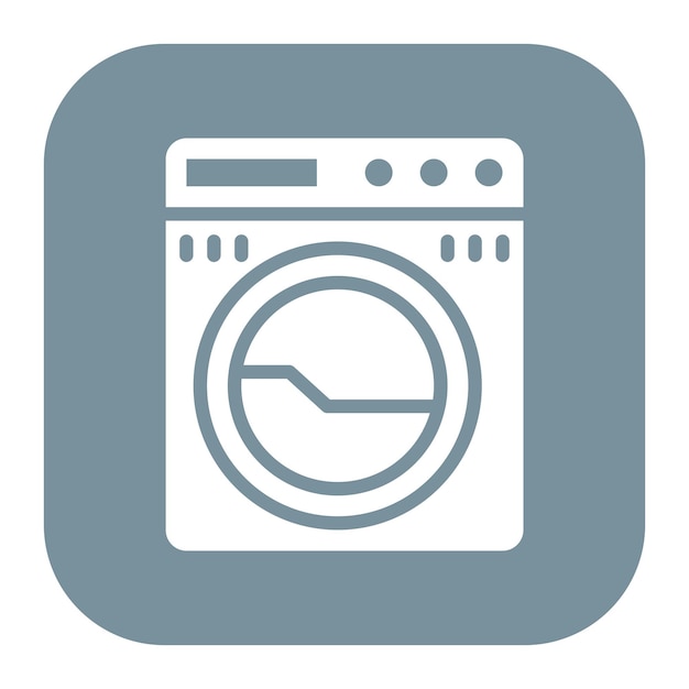 Vektor vektorveranschaulichung von waschmaschinen