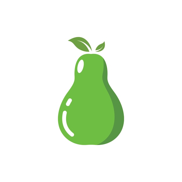 Vektorvorlage für avocado-symbolillustration