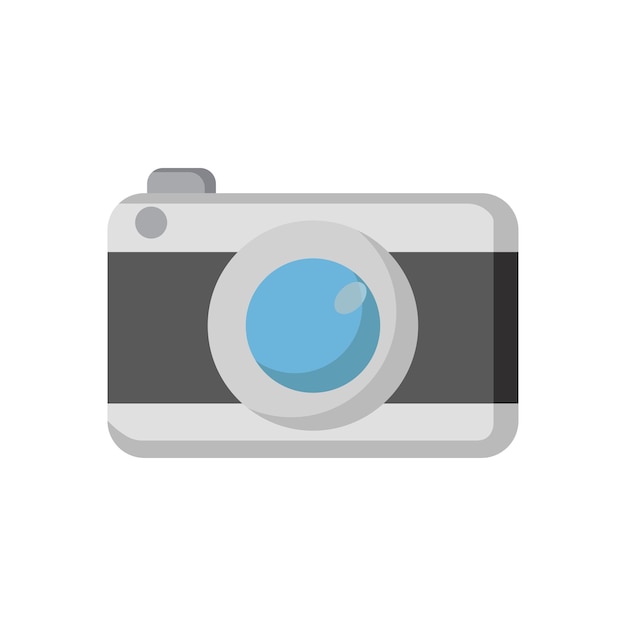 Vektorvorlage für das Design von Kamerafotografiesymbolen