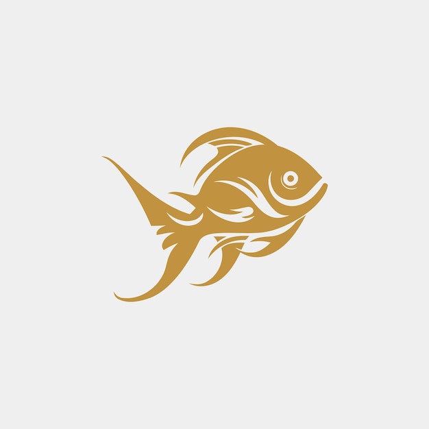 Vektor vektorvorlage für das fish-logo