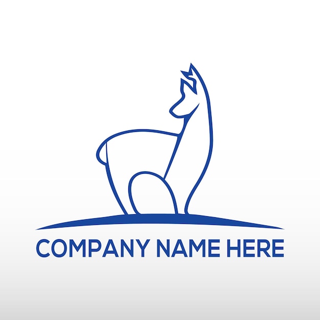 Vektorvorlage für das logo von horse liner