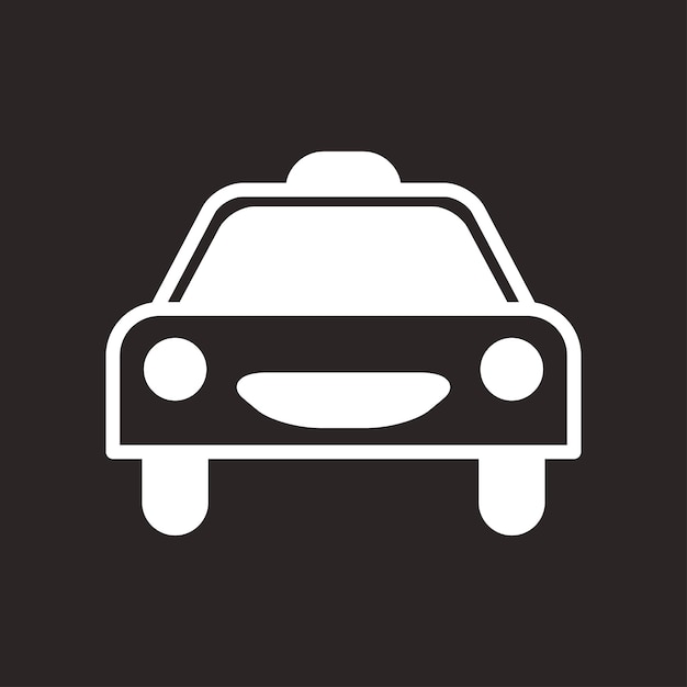 Vektorvorlage für das taxi-icon-design