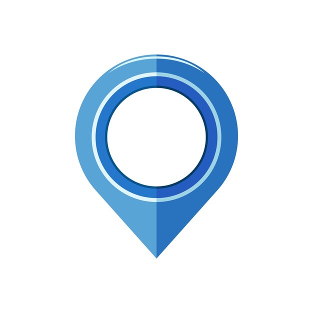Vektorvorlage für den Standort-Icon-Design