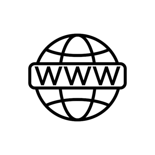Vektorvorlage für die Gestaltung von Internet-Ikonen