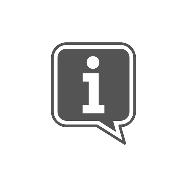 Vektorvorlage für informations-helpdesk-symbole