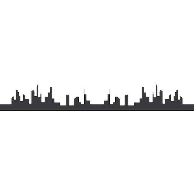 Vektorvorlage für modernes Stadtgebäude von Immobilien