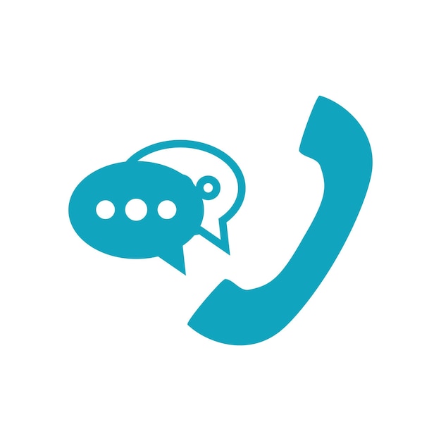 Vektorvorlage für Telefonhörersymbole