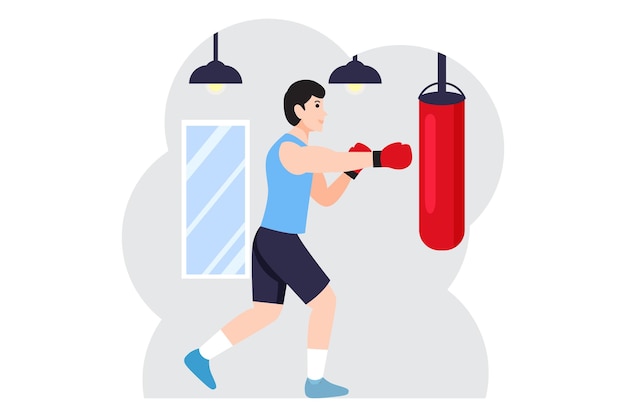 Veranschaulichung der Bezeichnung Workout Flat