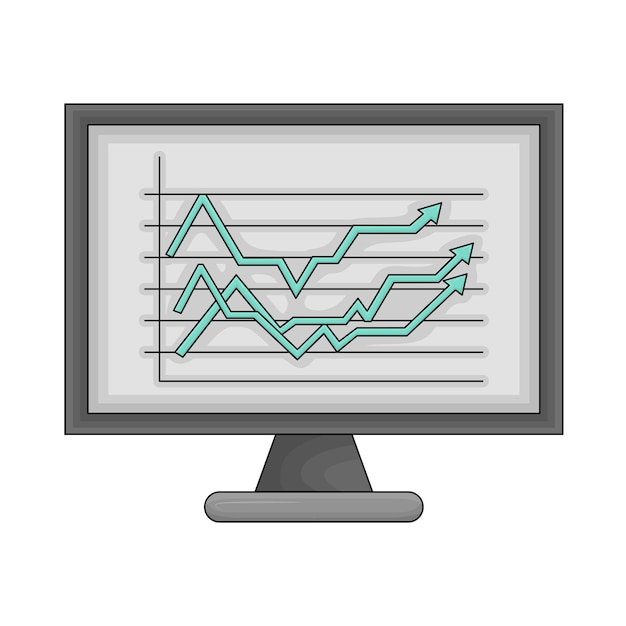 Vektor veranschaulichung der statistik