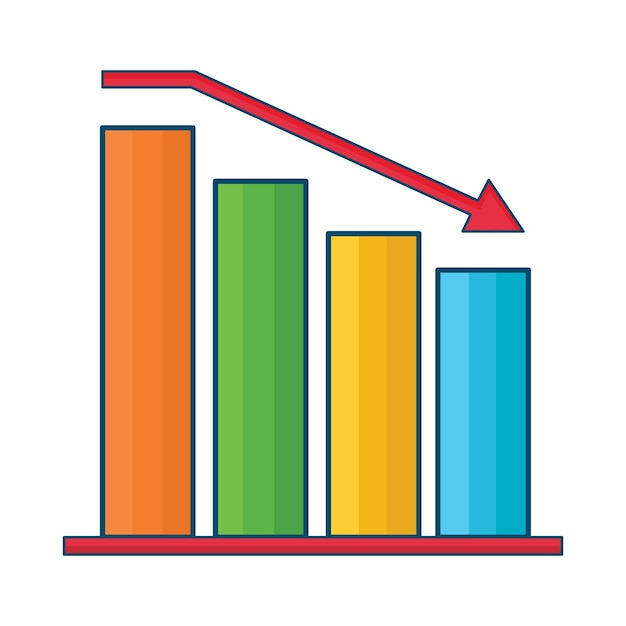 Vektor veranschaulichung der statistik