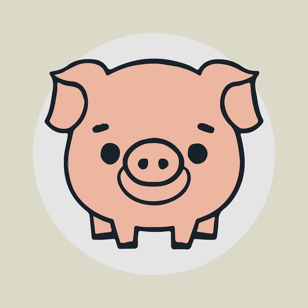 Veranschaulichung von Schweinevektoren