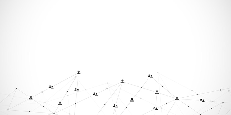 Vektor verbindung von menschen und kommunikationskonzept sozialer netzwerkvektorillustration