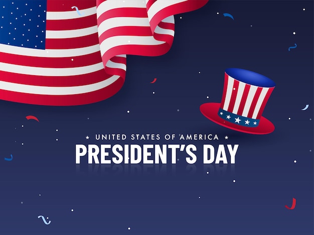 Vereinigte staaten von amerika, president's day concept