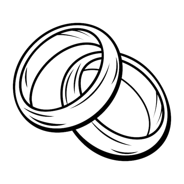 Verflochtenen Hochzeitsringe