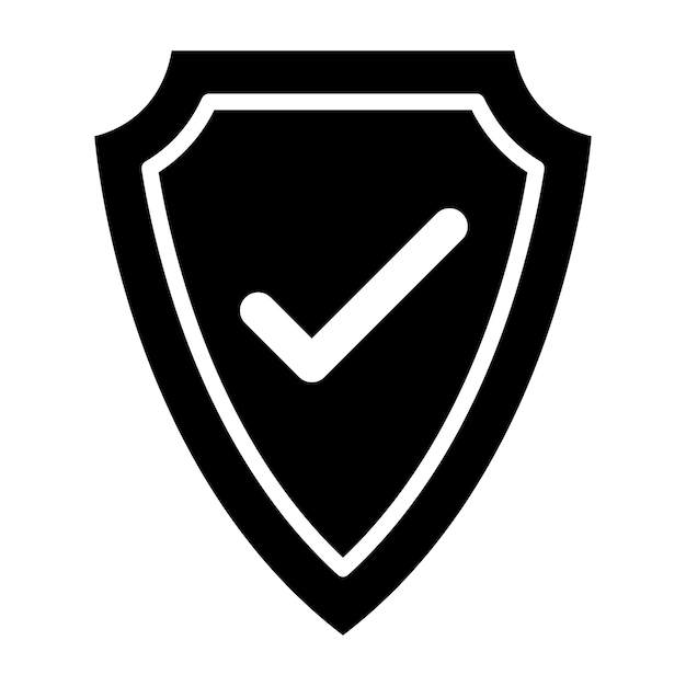 Verifizierte Vektor-Ikonen-Design-Illustration