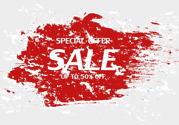 Verkauf Rabatte Banner Poster Aufkleber Grunge perfektes Design für Store-Schriftzug