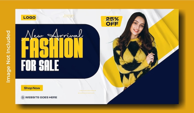 Verkaufswerbung Werbe-Web-Banner-Vorlage-Design