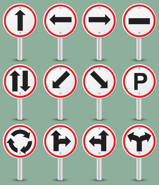 Verkehrsschild Sammlung