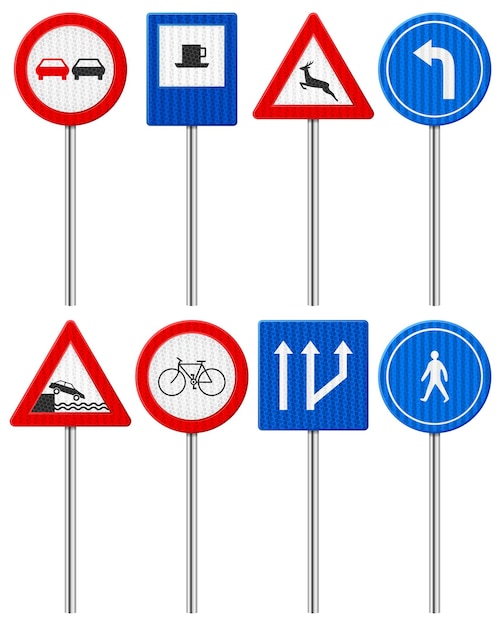 Verkehrszeichensatz