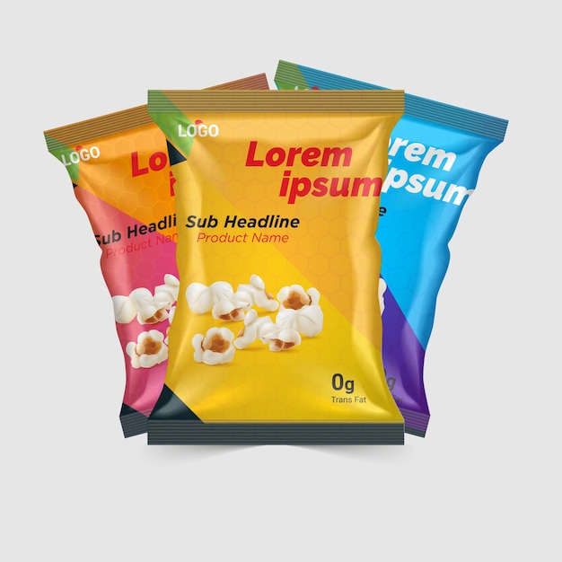 Verpackungsdesign für kartoffelchips für ihr unternehmen