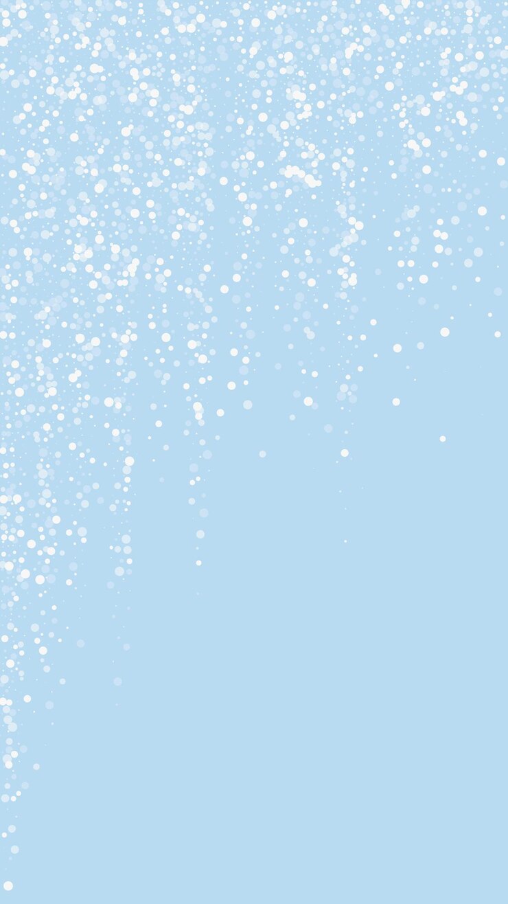 Verschneiter Weihnachtshintergrund Dezente fliegende Schneeflocken und Sterne
