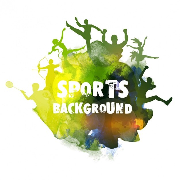 Vektor verschwommen sport hintergrund