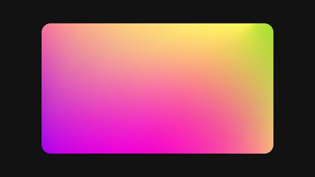 Verschwommene, farbige, abstrakte Hintergrundillustration Glatte Übergänge von rosa, gelbem und grünem, buntem Verlaufshintergrund für Ihr Social-Media-Grafikdesign-Banner-Poster