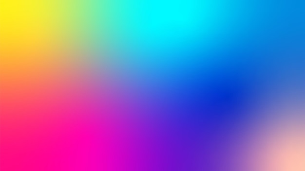 Vektor verschwommener abstrakter hintergrund von gelb, rosa, blau