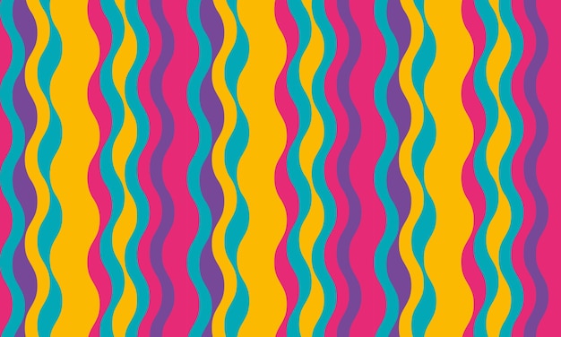 vertikales gestreiftes Design mit fließenden Kurven und texturisierten Wellen künstlerische Farben verschmelzen mit Einfachheit und Kreativität und verleihen Plakaten, Textilien oder grafischen Drucke mit lebendiger Farbe Eleganz