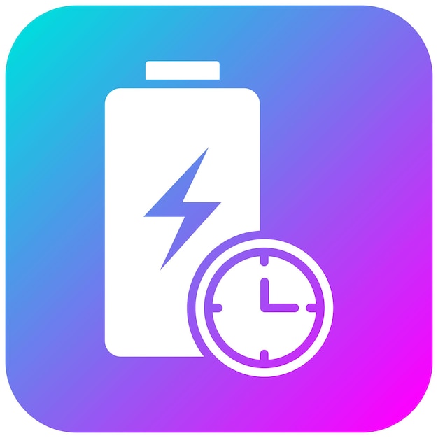 Verzögerungsvektor-Symbol kann für Batterie- und Power-Symbole verwendet werden
