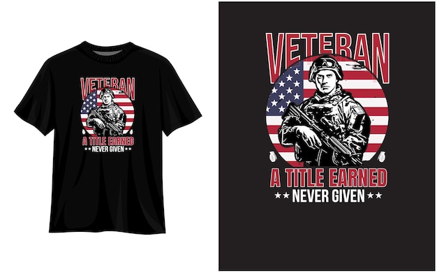 Veteran T-Shirt-Design