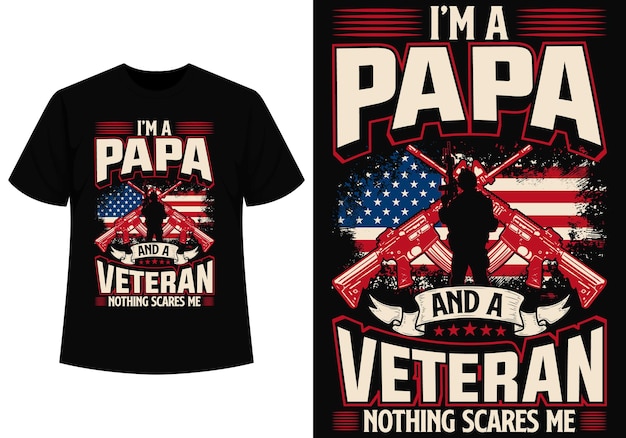 Veteranen-papa-t-shirt-design