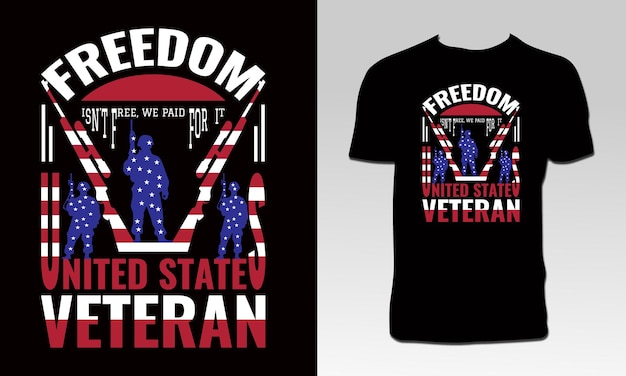 Veteranen-t-shirt-design